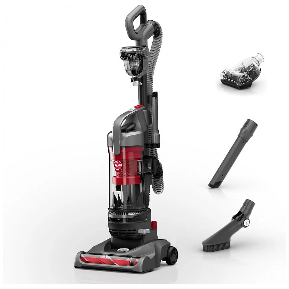 Aspirador de Pó Hoover Rewind Pet Upright Bagless para Carpetes e Pisos Duros, Limpeza Acima do Chão, Fio Automático Retrátil