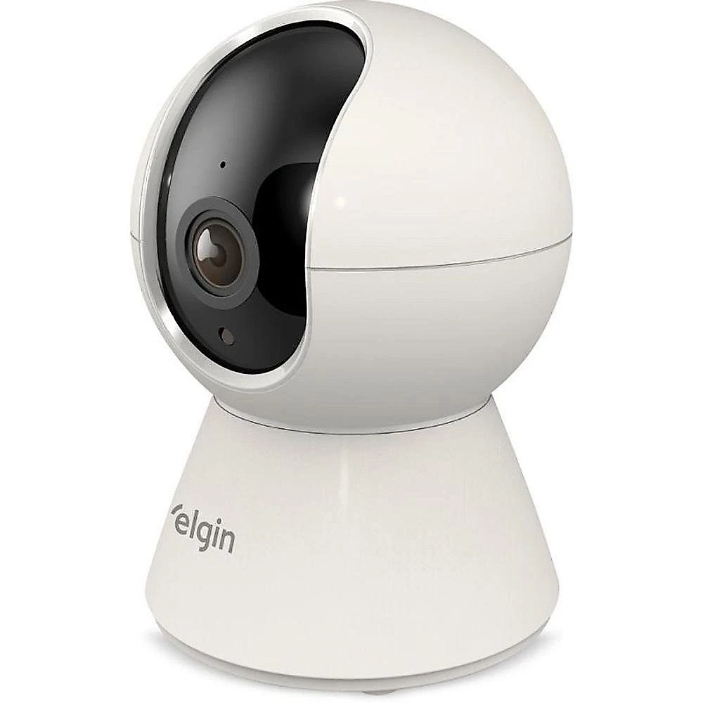 Câmera de Segurança Elgin Rotativa Inteligente Full HD Visão 360 graus