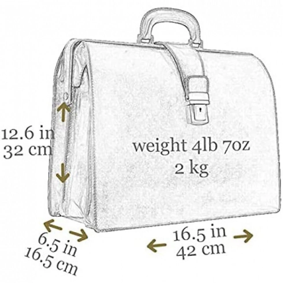 Bolsa Maleta Time Resistance de Couro Masculina para Laptop , Marrom Claro