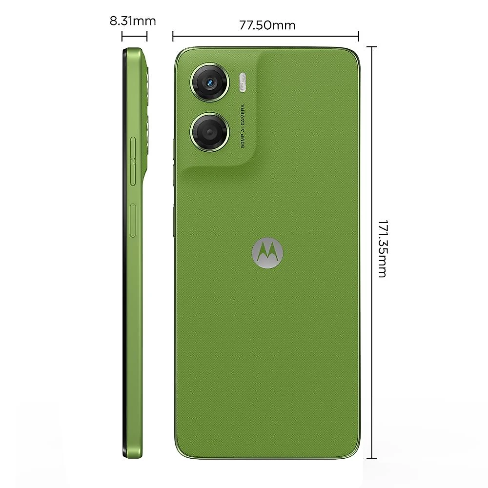 Smartphone motorola moto g06 4g tela 6,9” 256gb câmera 50mp verde