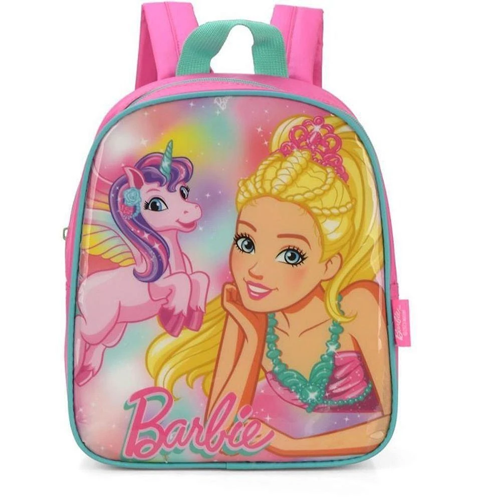 Mochila Infantil Luxcel Barbie Petit P Verde para Crianças