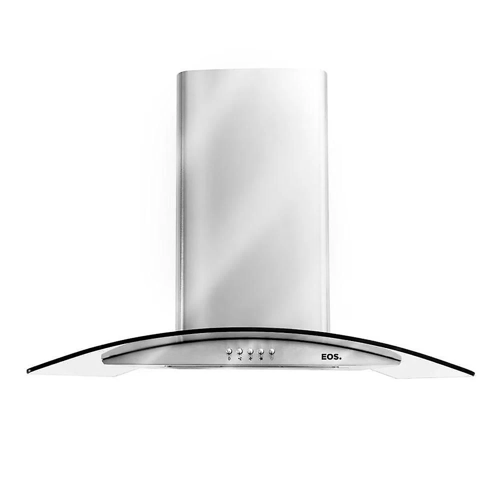 Coifa E Depurador De Parede Inox Com Vidro Curvo 60cm Eco60pv 220v - Eos B163422 220v