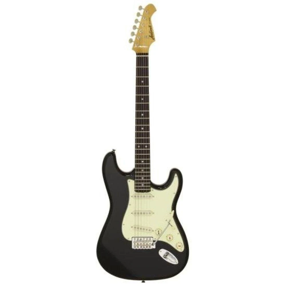 Guitarra Aria Stg-62 Black - 22 Trastes