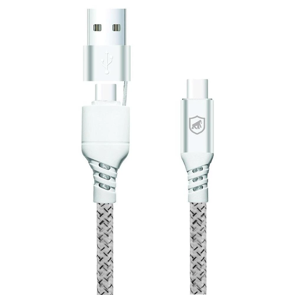 Cabo Thunder 65W 2 em 1 Tipo C / Tipo C / USB-A -1M- Gshield