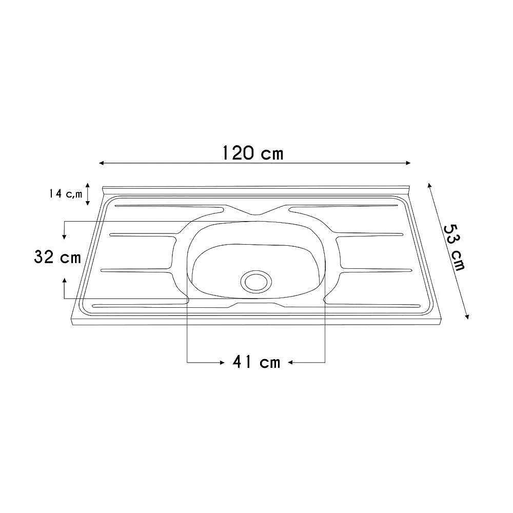 Armário Cozinha 4 Peças Nádia 11 Portas 2 Gavetas MDP 270CM Mocca e Avelã Mpozenato