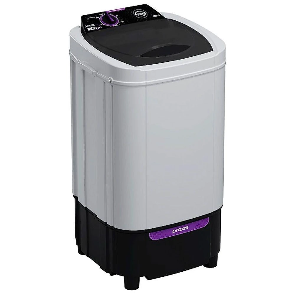 Lavadora de Roupa 10 Kg Branco Premium Com Dreno Praxis - 110v