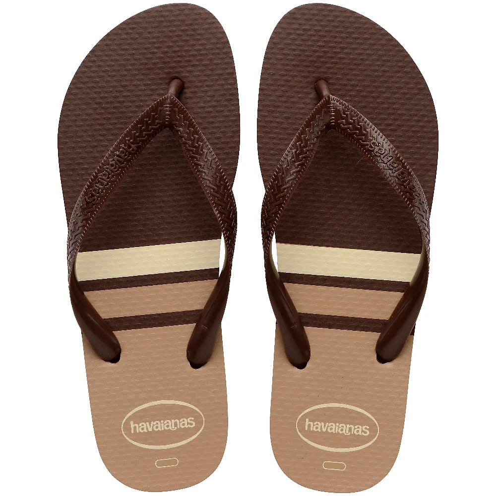 Sandália Havaiana Color Essential Café Tamanho 43/44 1 Par