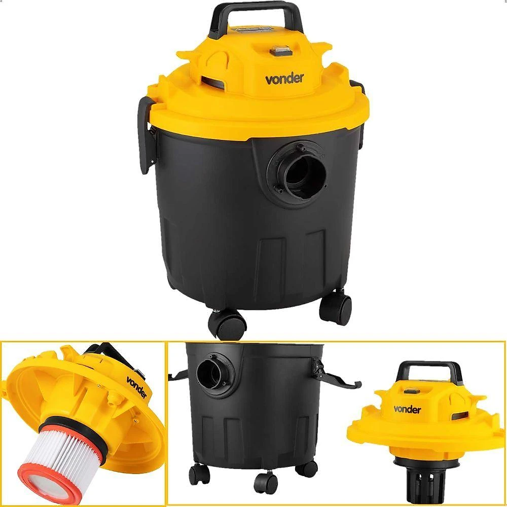 Aspirador De Pó E Líquidos 1000W Apv1018 Vonder 110V