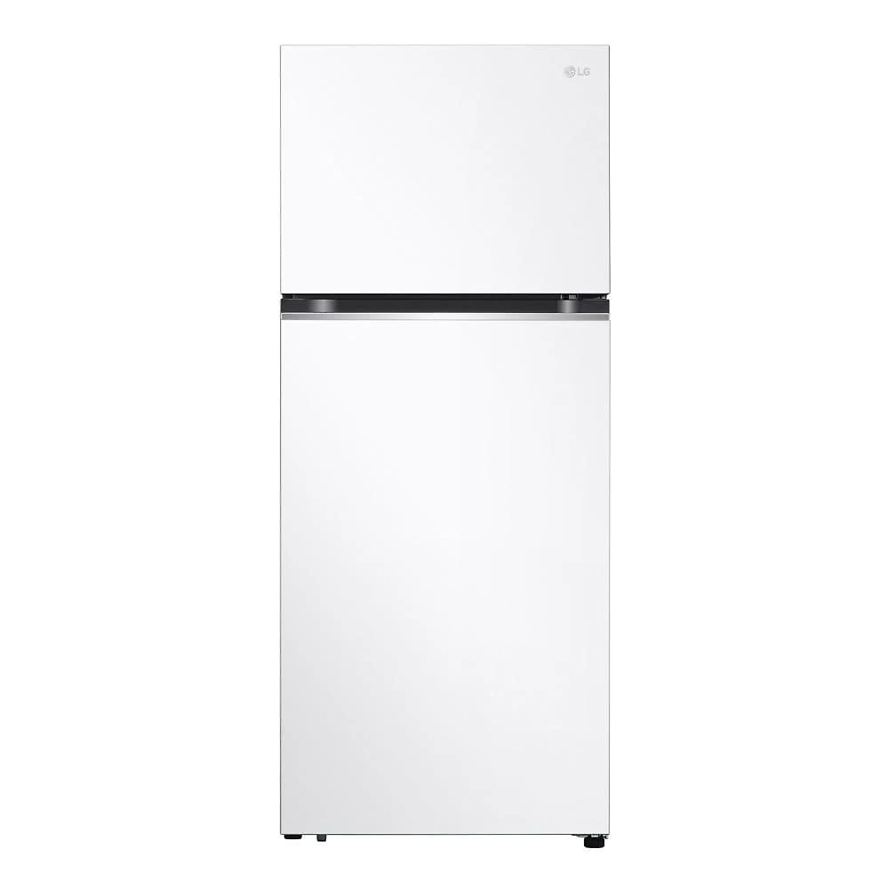 Geladeira lg frost free gn-b372pqw duplex com tecnologia smart inverter, linear cooling e multi air flow branca - 375 litros
