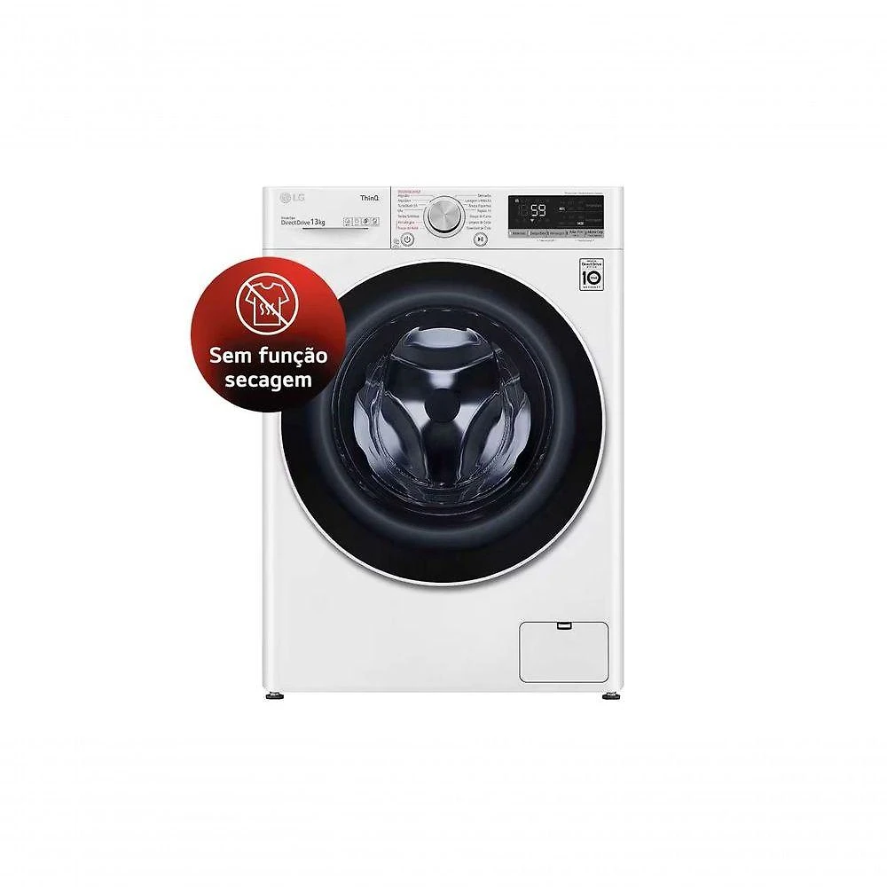 Lavadora Smart LG VC4 13KG Branco Com IA AIDD FV5013WC4A 220V
