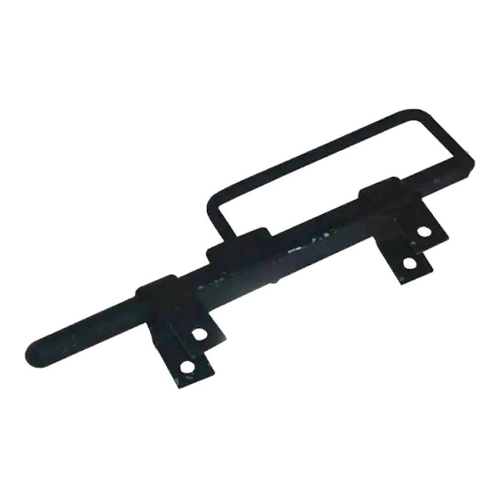 Trinco Cavalo com Alça para Portão e Porteira Aço 280mm Preto Metasal