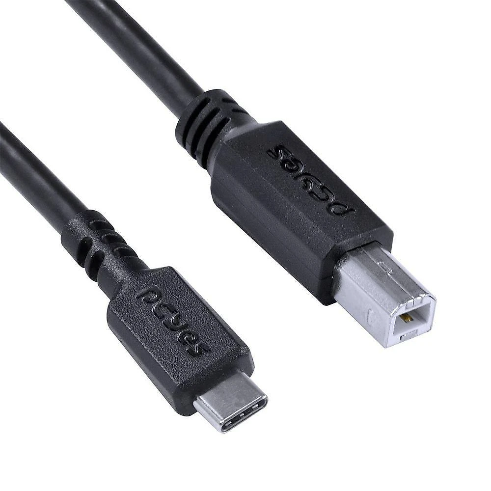 Cabo Usb C × Usb B 2.0 Preto 1m