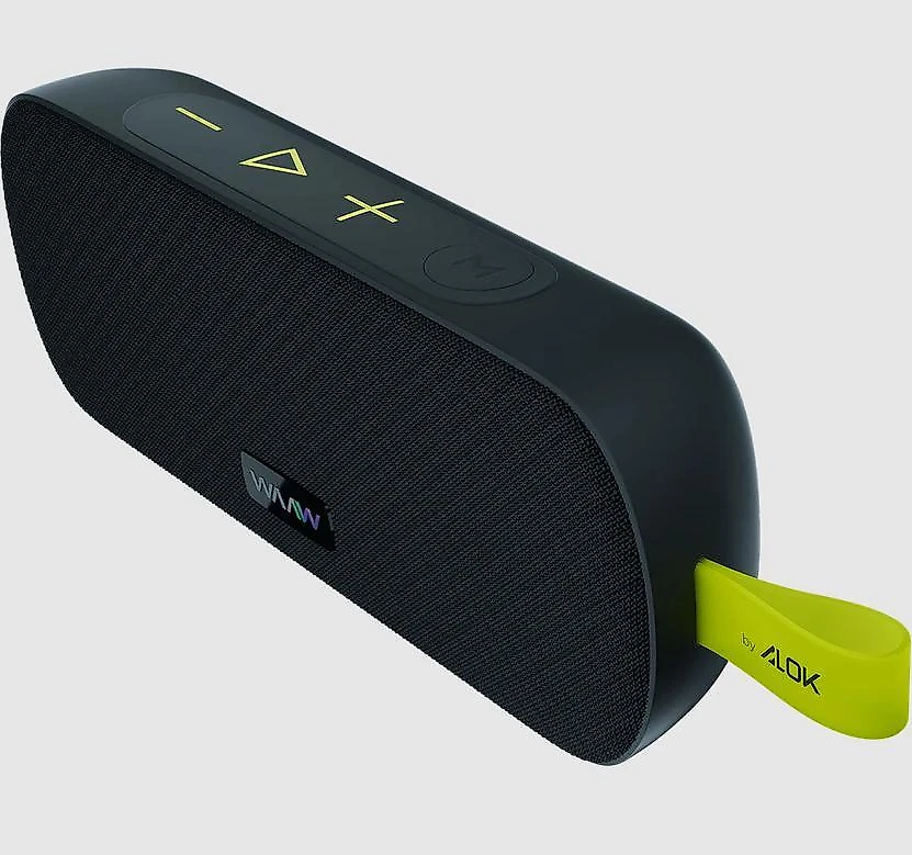 Caixa som  waaw by alok us 100sb bluetooth 10w rms ipx6 tws