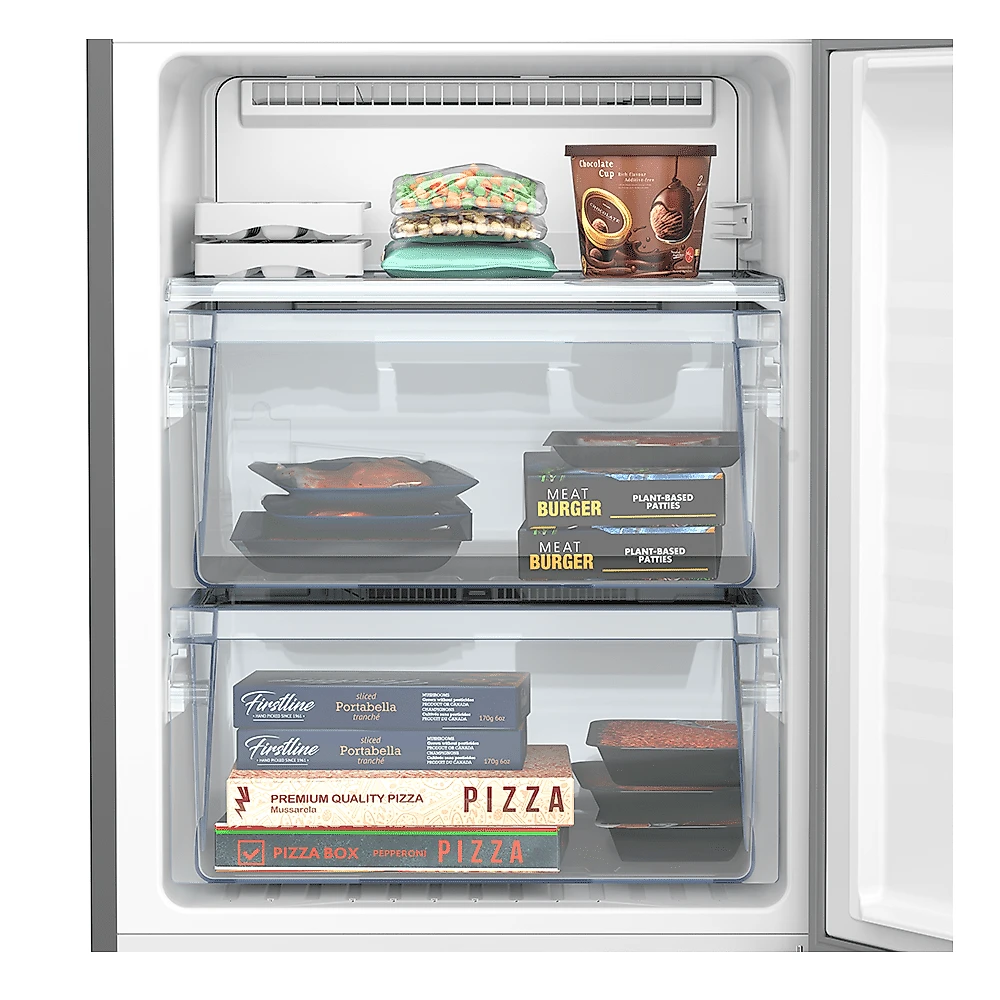 Geladeira Panasonic Frost Free 397L A+++ Titânio - NR-BB41PV1T 110v