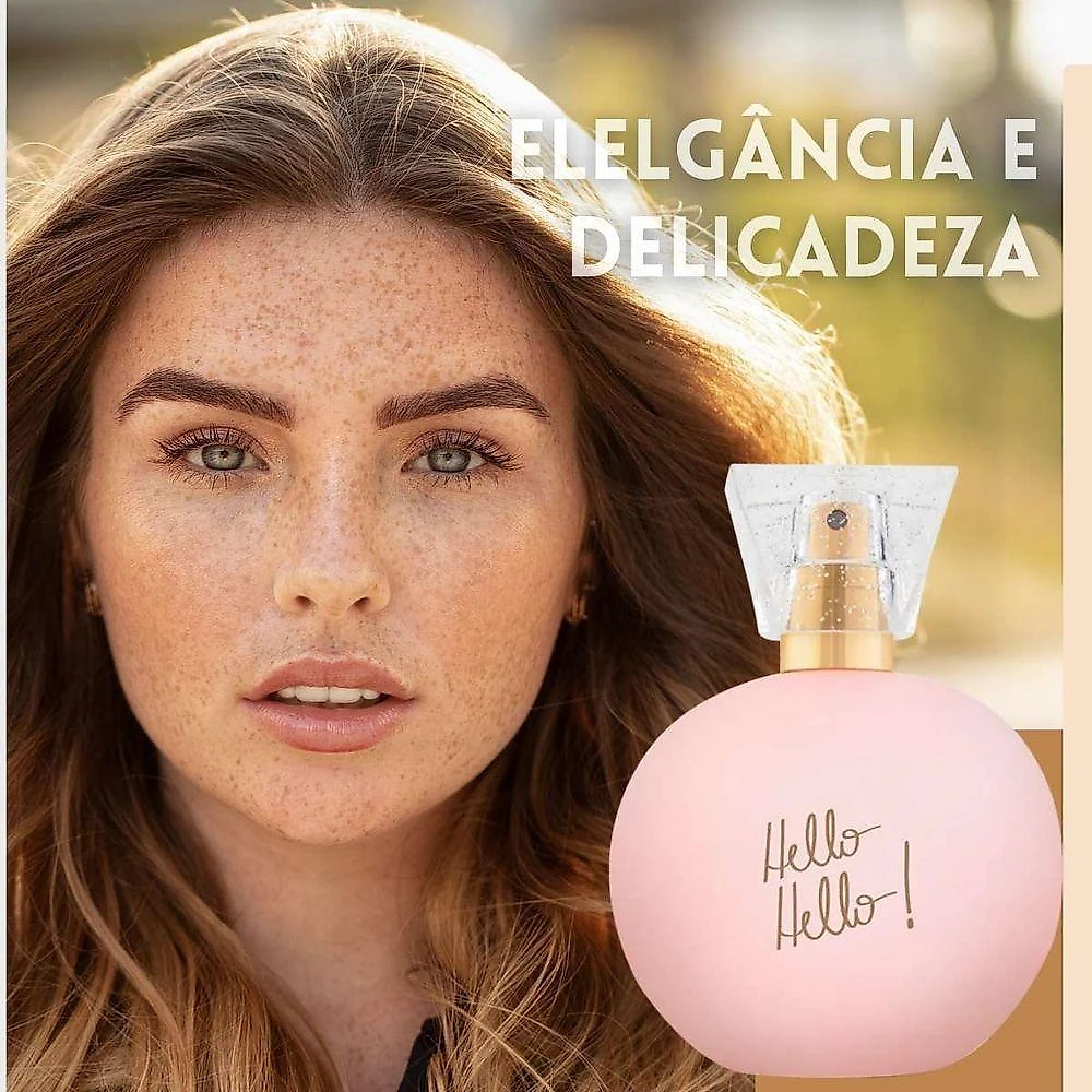Colônia Hello! By Nah Cardoso Feminina Desodorante Colônia Oriental Gourmand 100ML Ciclo