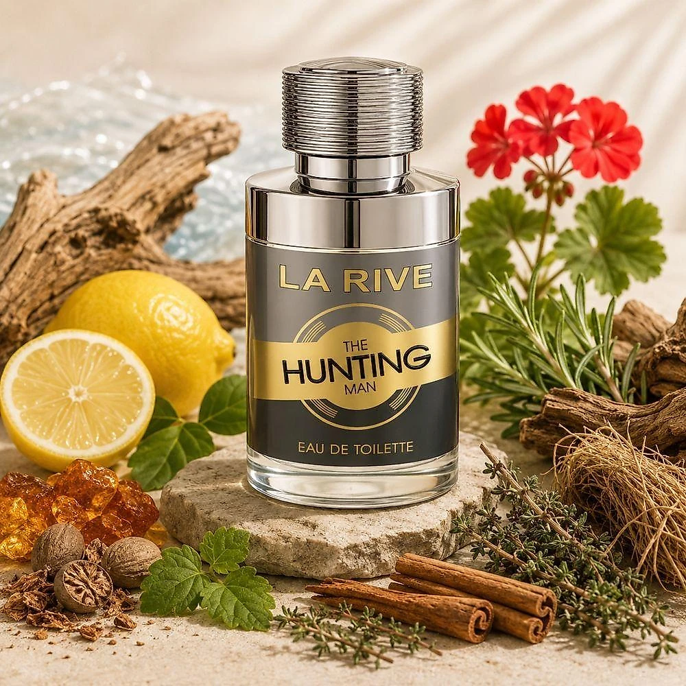 Perfume The Hunting Man Masculino Eau de Toilette 75ML La Rive Aromático Amadeirado