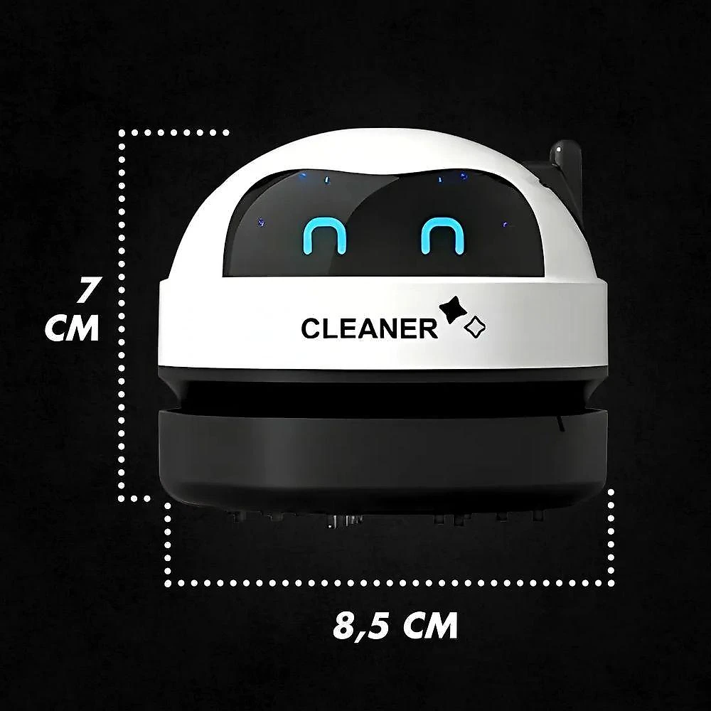 Robô Mini Aspirador Mesa Papa Migalhas Com Coletor Recarregável Usb