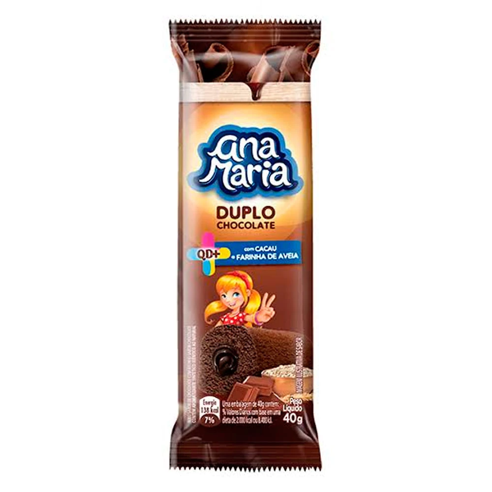 Bolinho Ana Maria Duplo Chocolate 40g