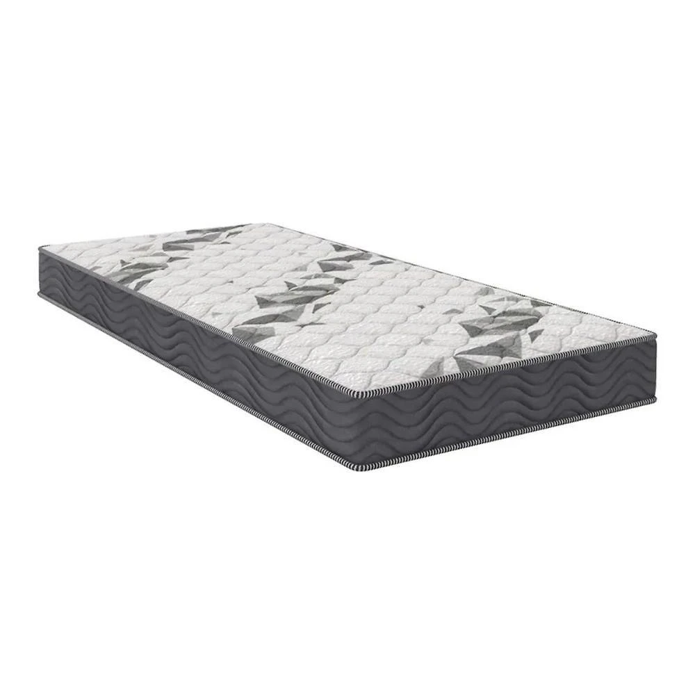 Colchão Solteiro Espuma D33 Ortopédico Airtech100 78x188x18CM Bege Ortobom