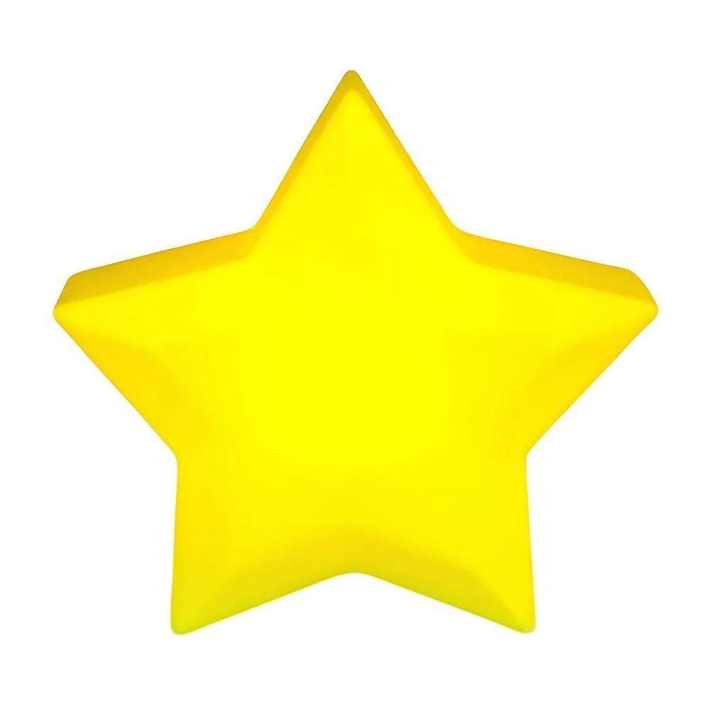 Luminária Estrela Infantil para Quarto Bivolt Iluminação Suave Amarelo Desembrulha