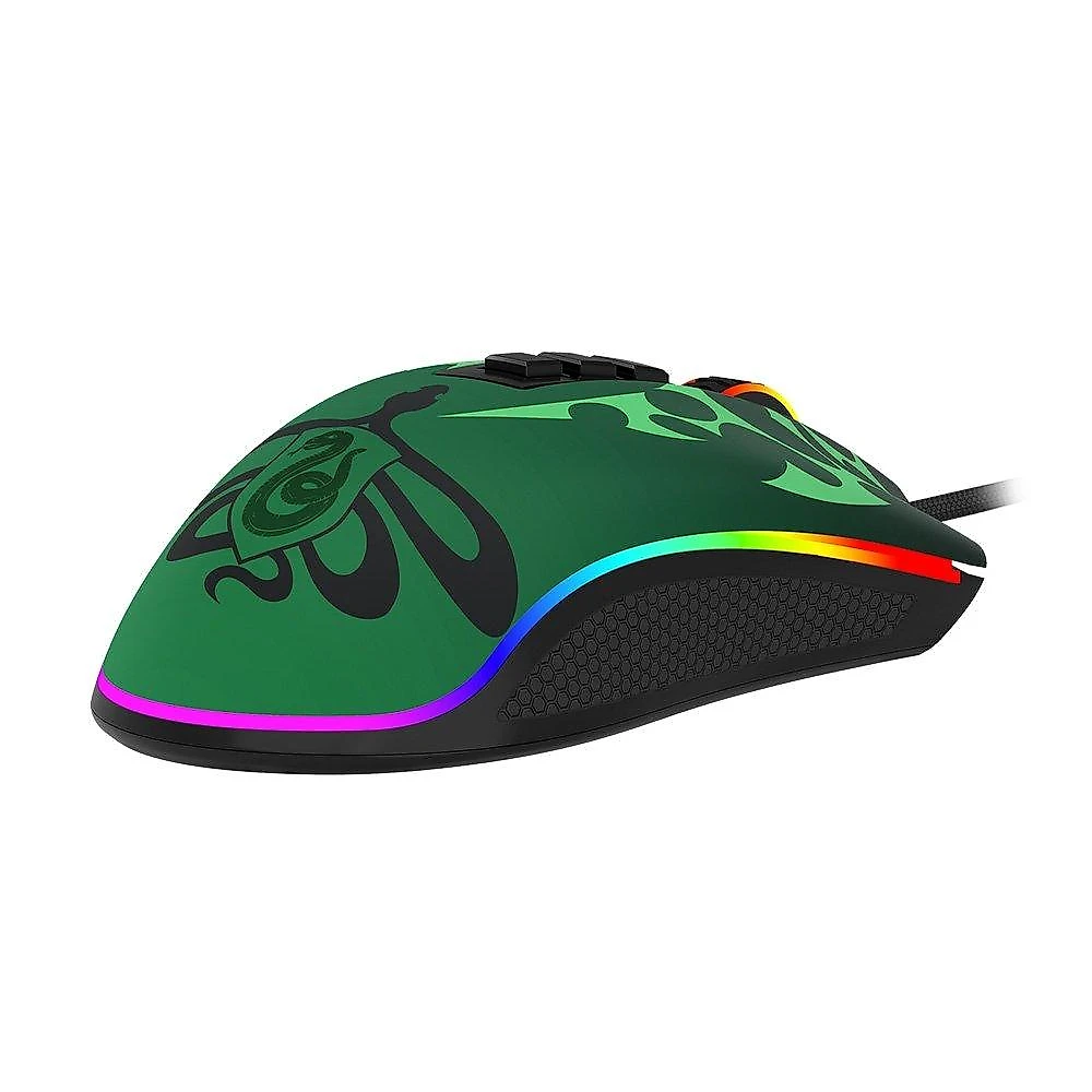 Mouse Gamer Redragon Harry Potter Sonserina, RGB, 12400 DPI, Sensor Pixart PMW3327, USB, Preto e Verde - HP-711S