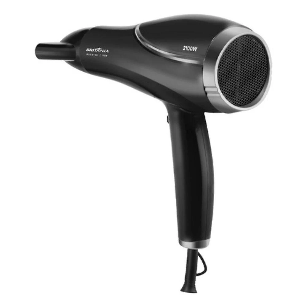 Secador de Cabelo BSC2150 2100W Tecnologia Iônica 3 Temperaturas Preto Britânia Bivolt