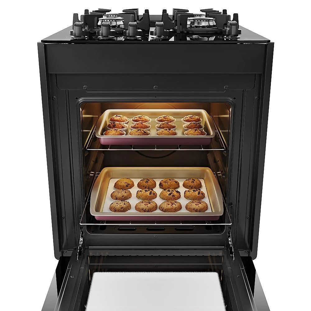 Fogão de Embutir 4 Bocas Gás GLP Atlas UTop-2095 Mesa de Vidro Temperado Preto Bivolt