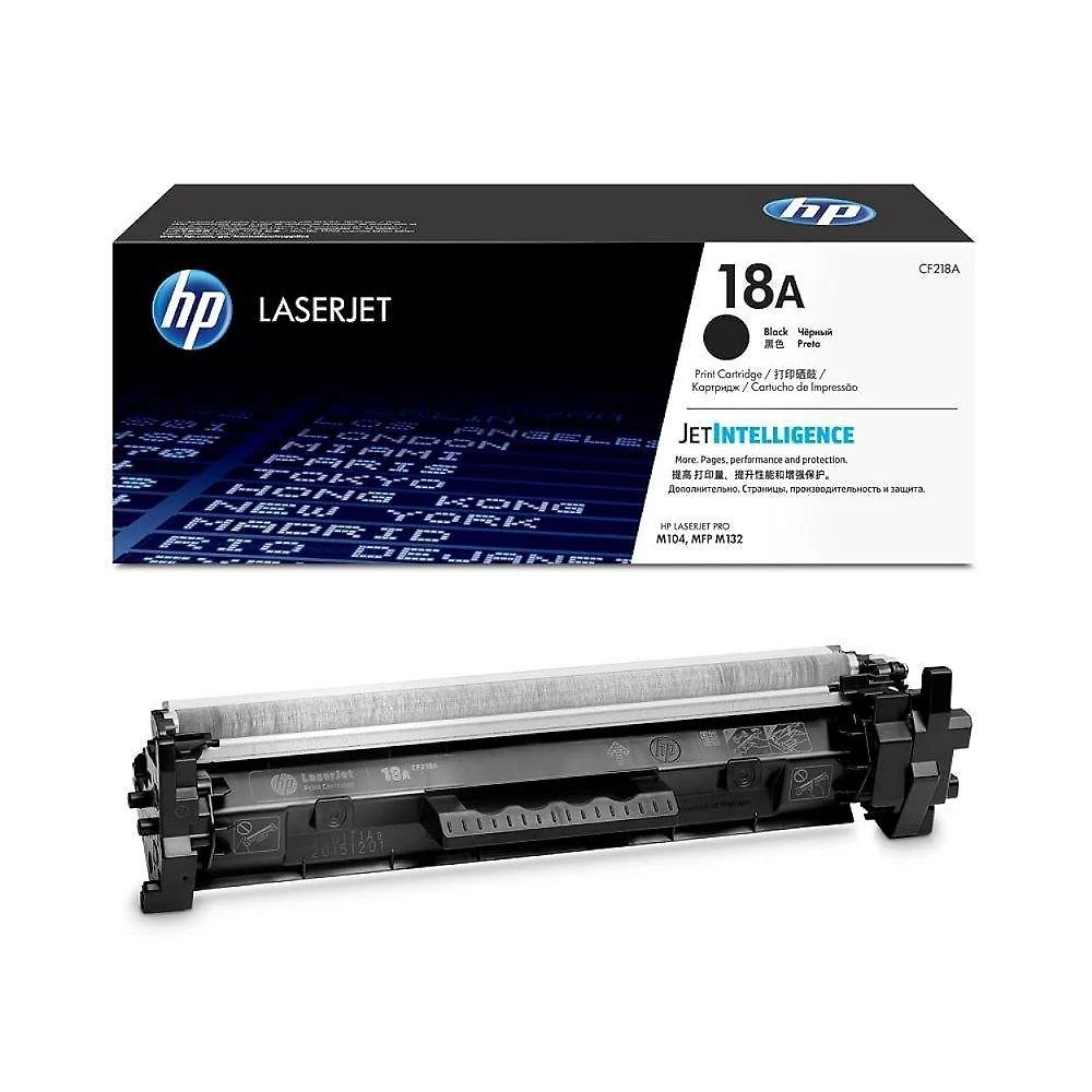 Toner HP CF218AB Preto Original com Rendimento de 1.400 Páginas para Laserjet