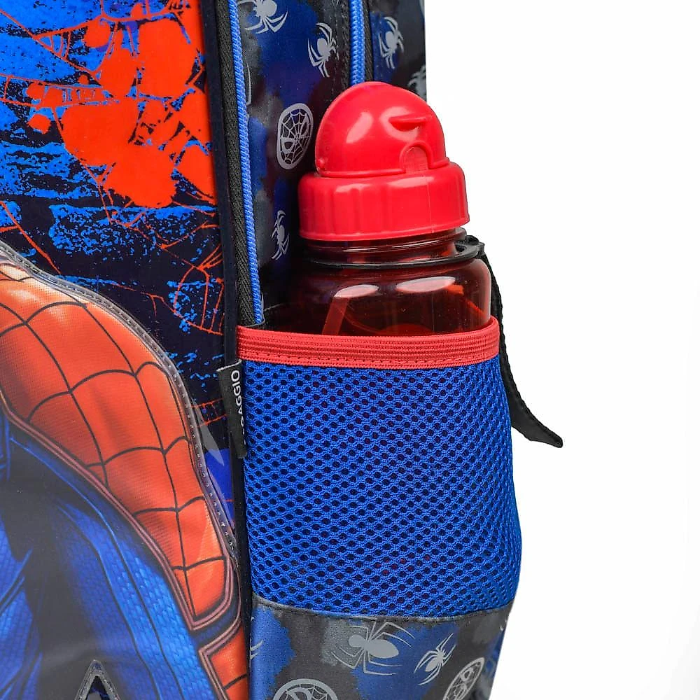 Mochila de Rodinhas Masculina Homem Aranha Azul Escuro Azul escuro