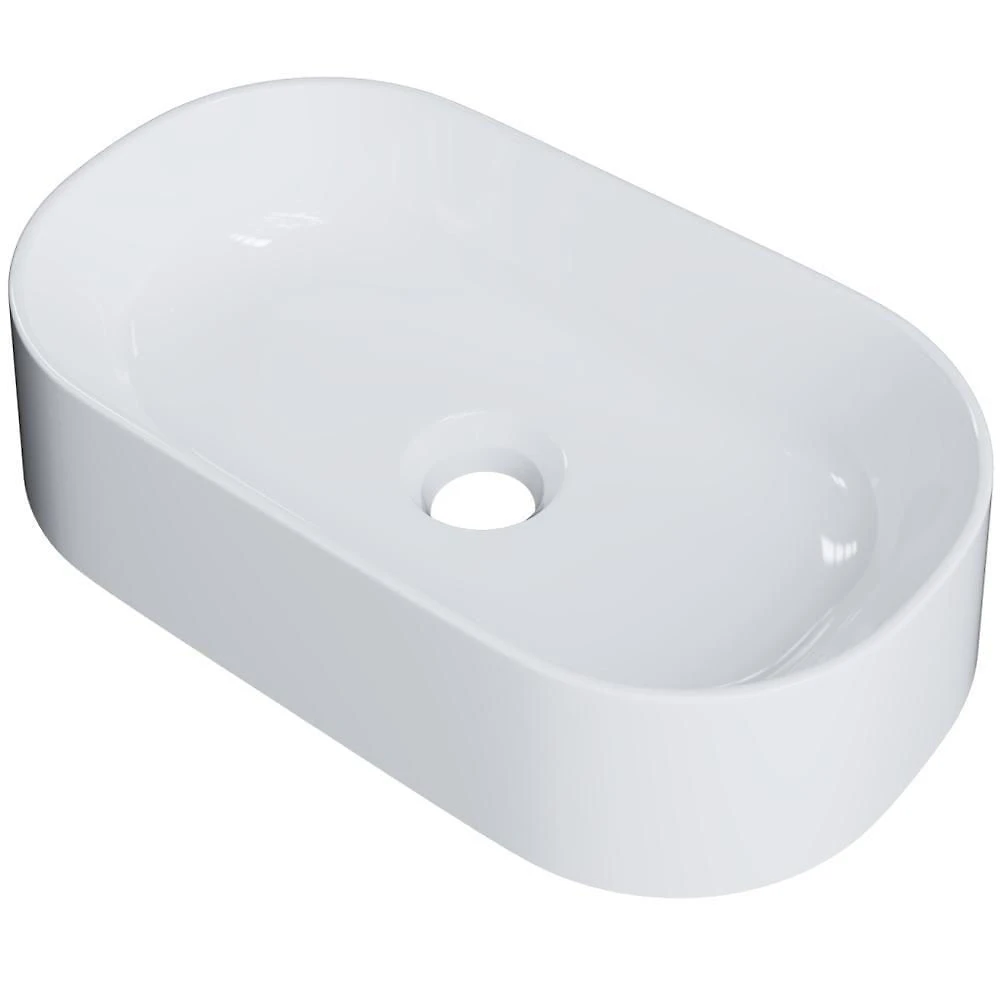Cuba De Apoio Oval Lavabo Laila C01 O42w Branco - Lyam