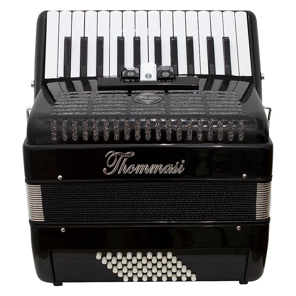 Acordeon 48 Baixos 26 Teclas Ta 4803 Preto Thommasi