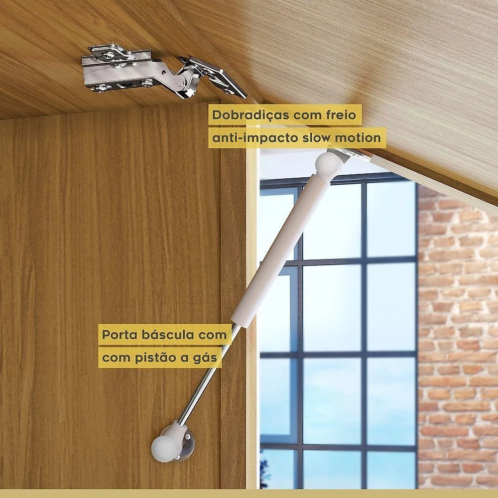 Cozinha 10 Peças 100% Mdf Rainha Gourmet Nature-verde