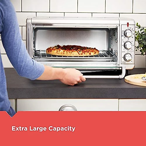 Air FryerForno Elétrico Torradeira Black Decker TO3265XSSD Aço Inoxidável Prata 110V