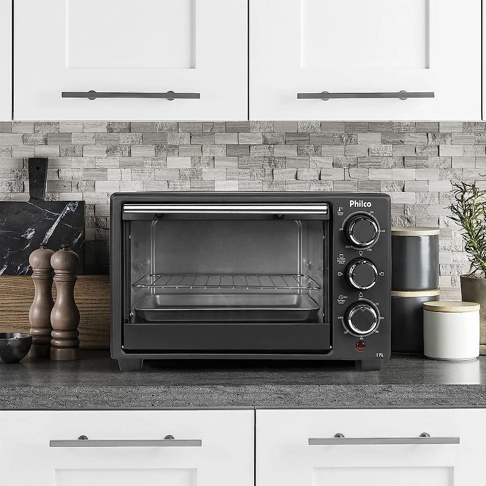 Forno Elétrico 17L Philco Preto 2 Resistências PFE17P 110V