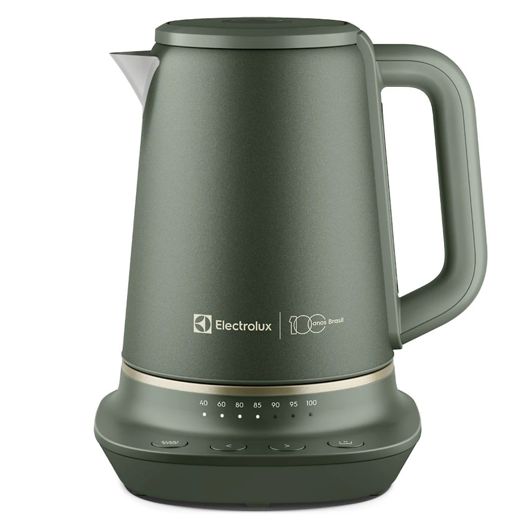 Chaleira Elétrica Electrolux 1,7L Verde Linha 100 Anos Celebre - EKP75