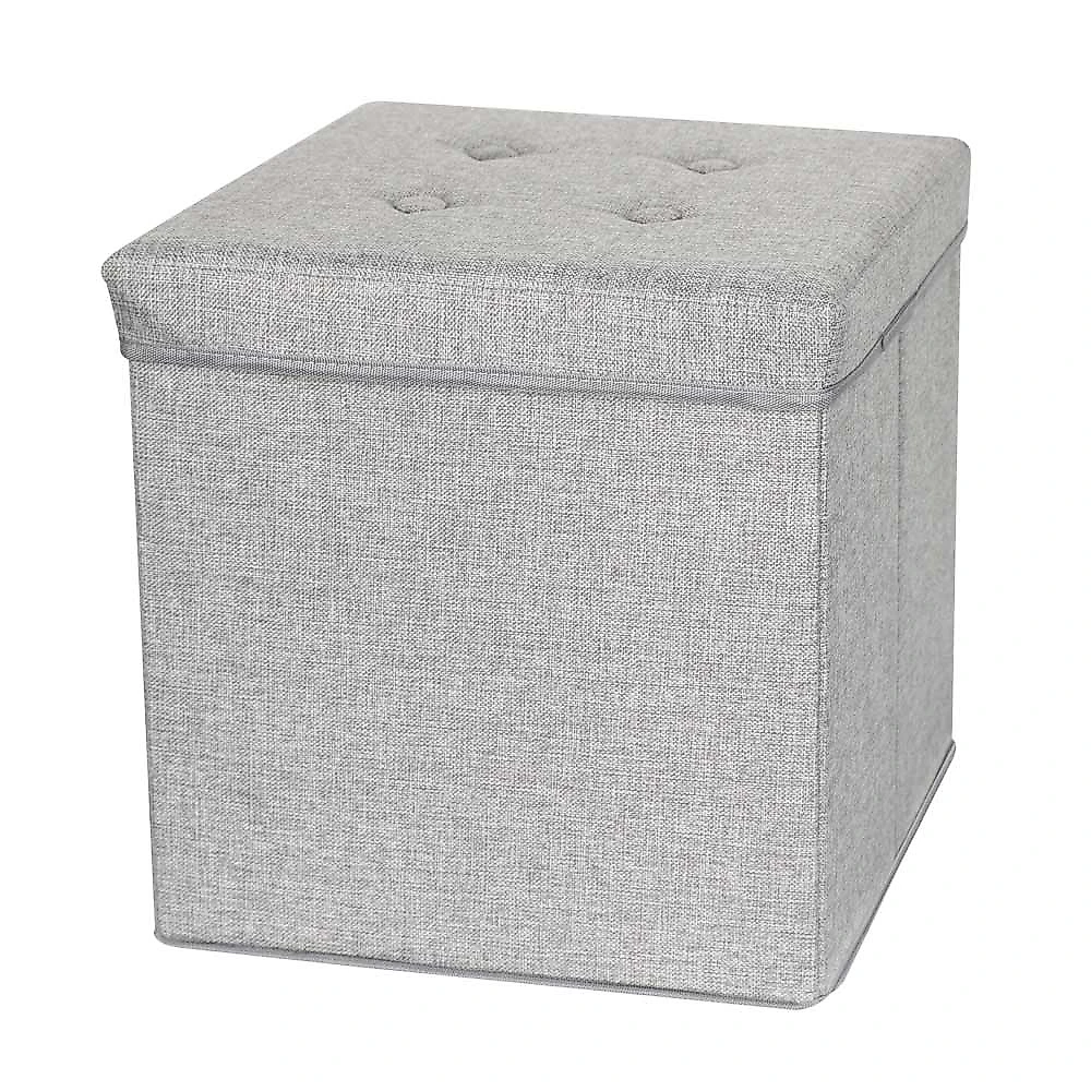 Puff Organizador/Decorativo Cazza Square 38cm - Item Sortido