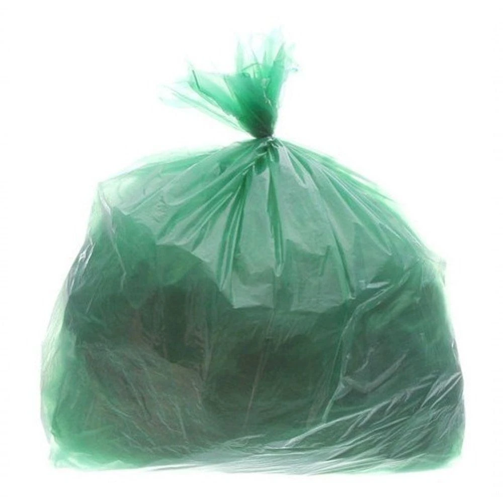 Saco para Lixo 30L Reforçado para Cozinha e Banheiro com 50 Unidades Verde Higipack