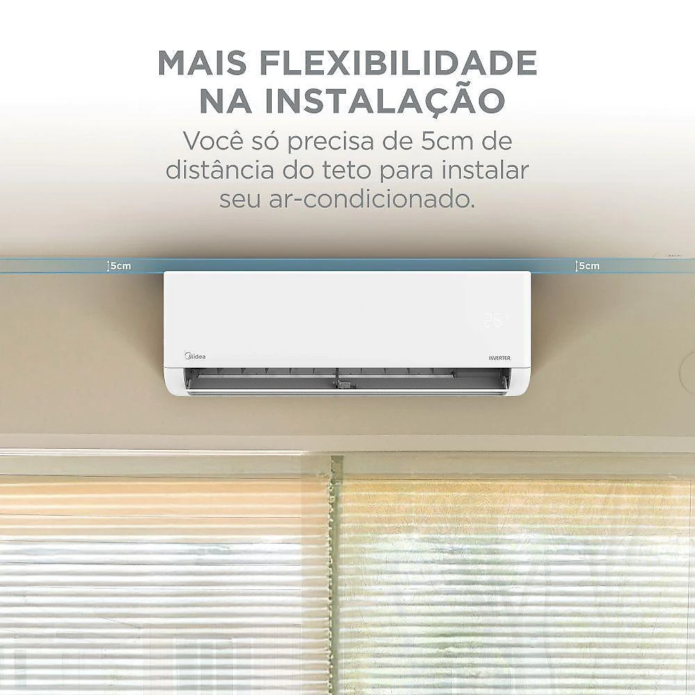 Ar condicionado split inverter midea lite 12000 btus frio 220v 38tbvca12m5