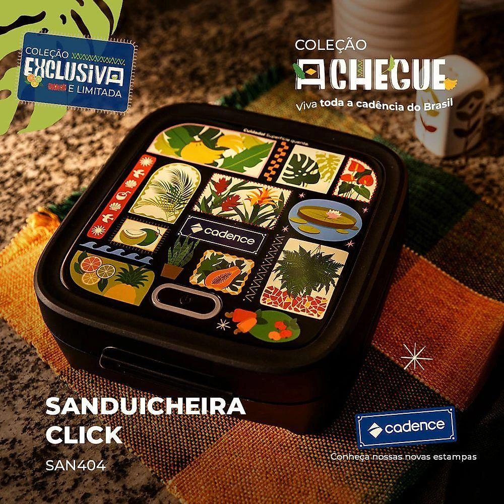 Sanduicheira Cadence SAN404-220 800W Verde 220V