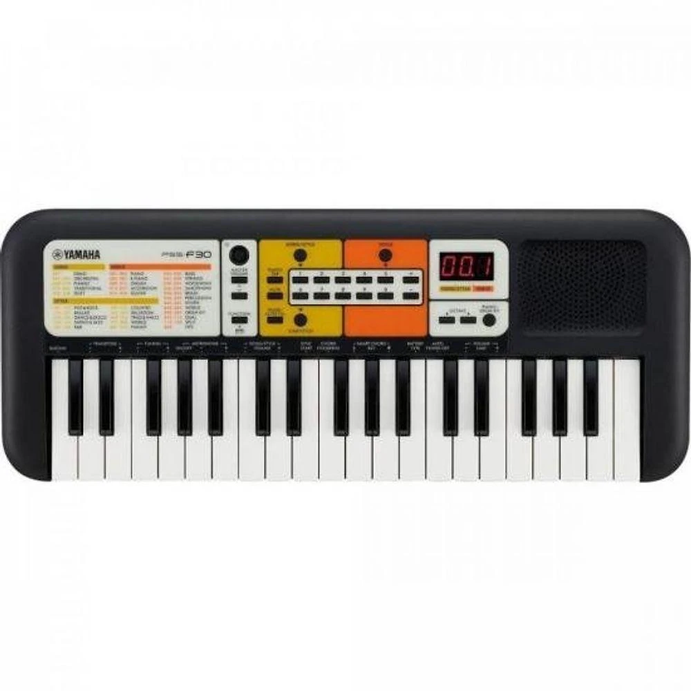 Teclado Mini PSS-F30 com 120 Sons e Função Smart Chord Preto Yamaha