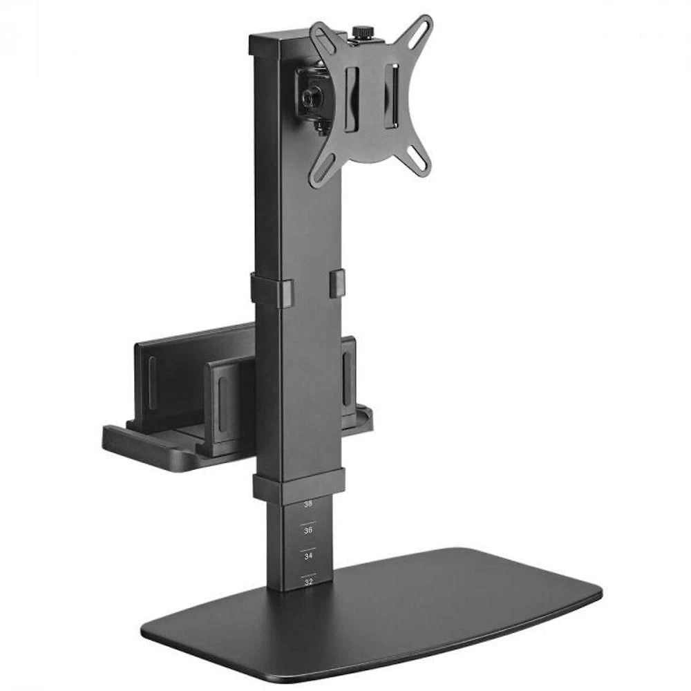 Suporte para Monitor e Desktop SMD-100 com Ajuste de Altura e CPU Elevada Preto Pcyes