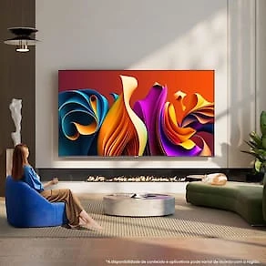Smart TV 75" UHD 4K QLED Hisense 75Q6N Google TV com HDR10+, Dolby Atmos, Modo Esporte, Modo Jogo Plus e Compatível com Alexa