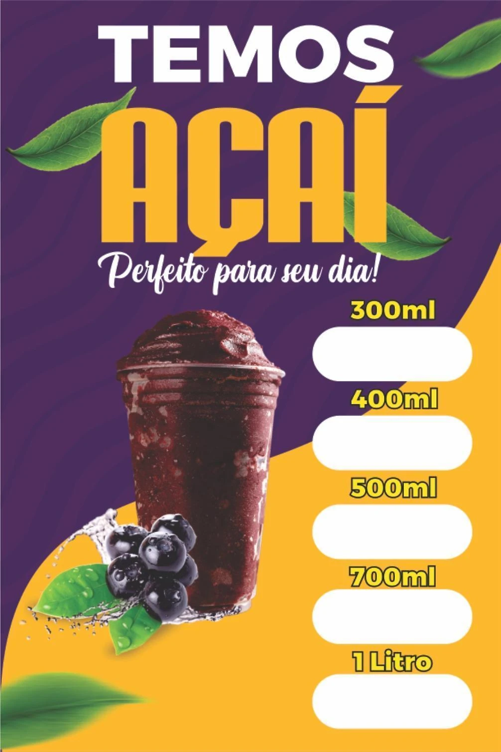 Miniatura Banner Arte Pronta - Temos Açaí