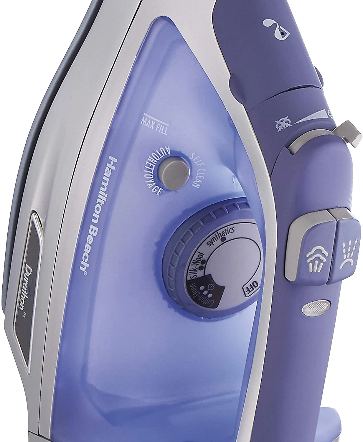 Hamilton Beach 19803 Ferro de Passar a Vapor cDesligamento Automático e Anti Gotejamento 1500W110V Azul
