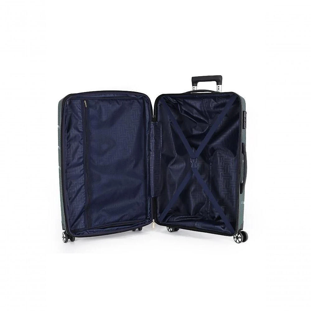 Mala de Viagem Pequena de Bordo Polipropileno Expansível Provença MF10470PK-20 Verde Polo King