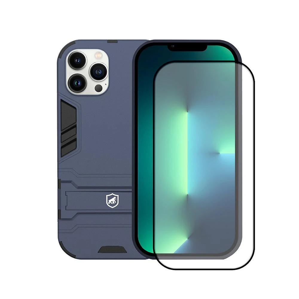 Capa Armor e Pelicula Coverage para iPhone 13 Pro - Gshield