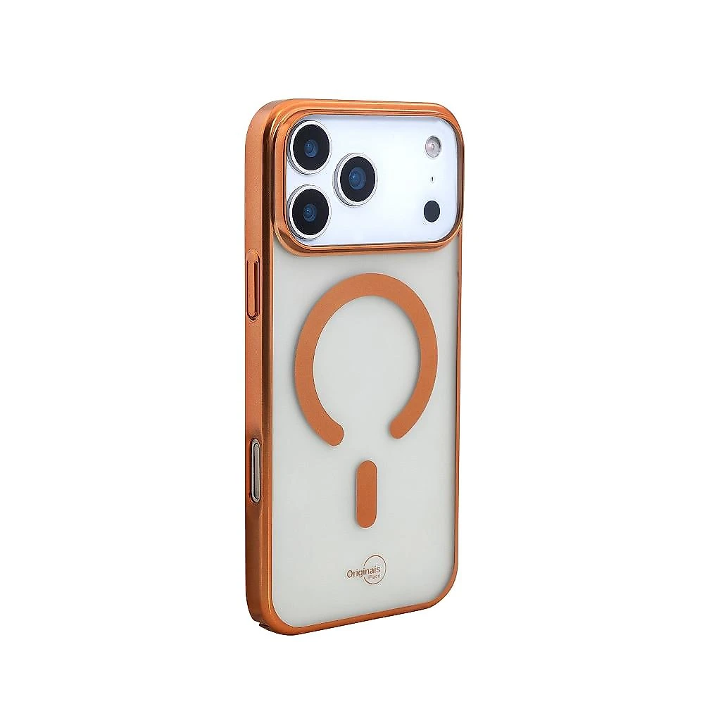 Capa iPhone 17 Pro Max Peel, Originais iPlace, Laranja