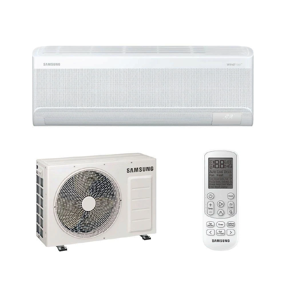 Ar Condicionado Split Hi Wall Samsung Windfree Ai Inverter 18.000 Btus Quente E Frio 220V R32