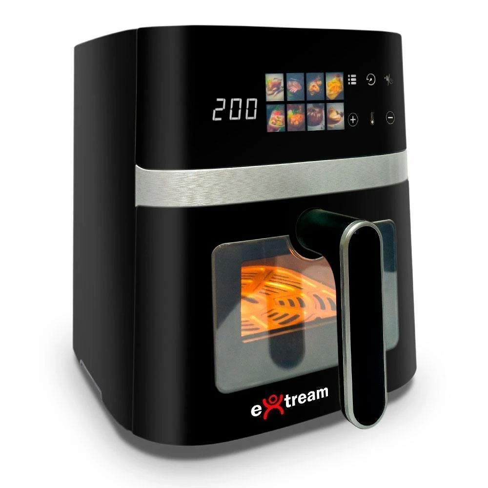 Fritadeira sem Óleo Air Fryer Extream 5,5L 1400W Digital Prata 110V
