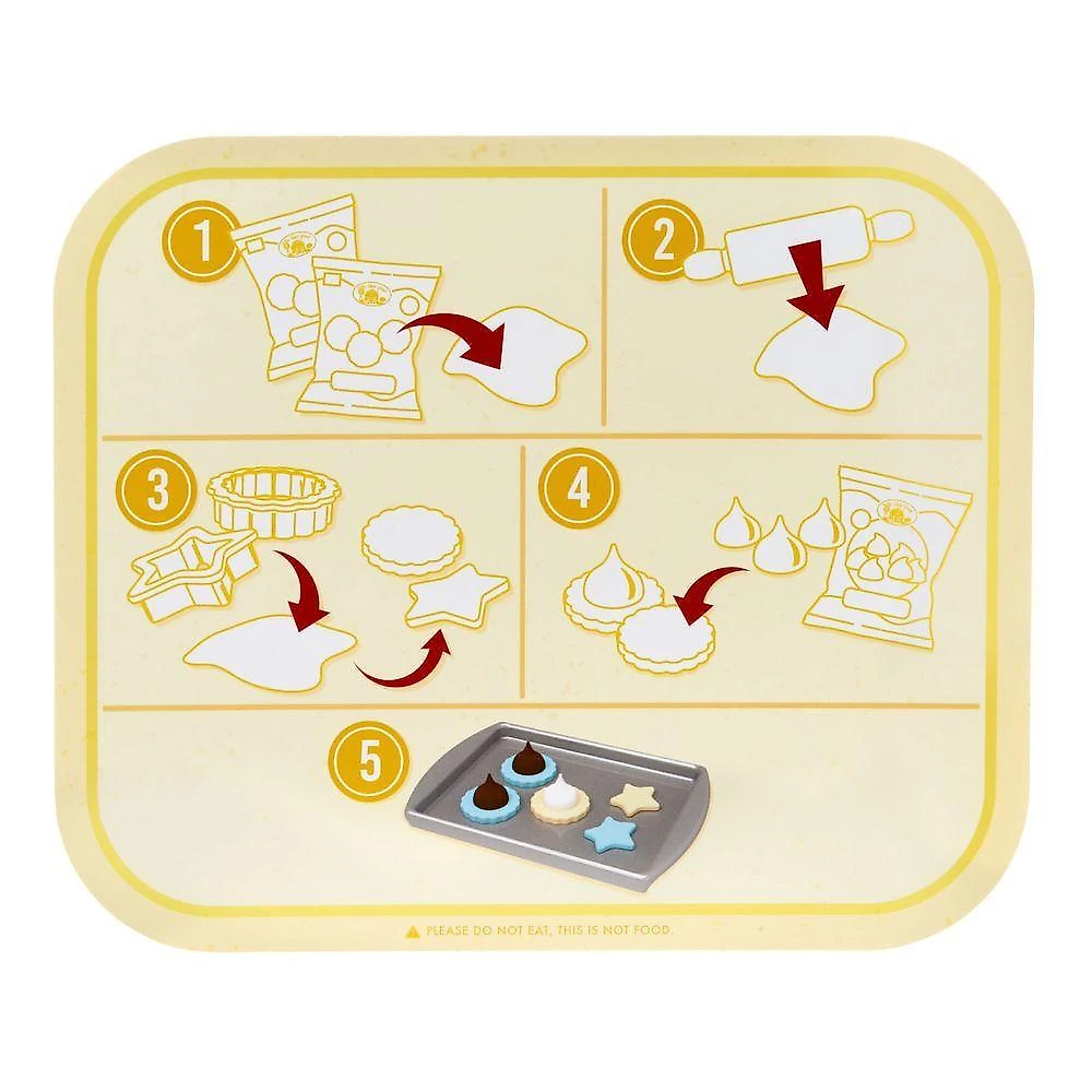 Kit de Biscoitos de Brinquedo Creative Chefs com Ingredientes Reutilizáveis Azul Creative